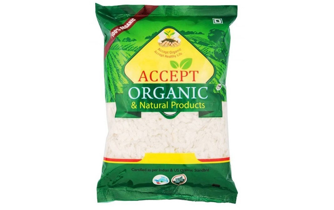 Accept Organic Chivda Poha (Long Grain,Unpolished)   Pack  500 grams
